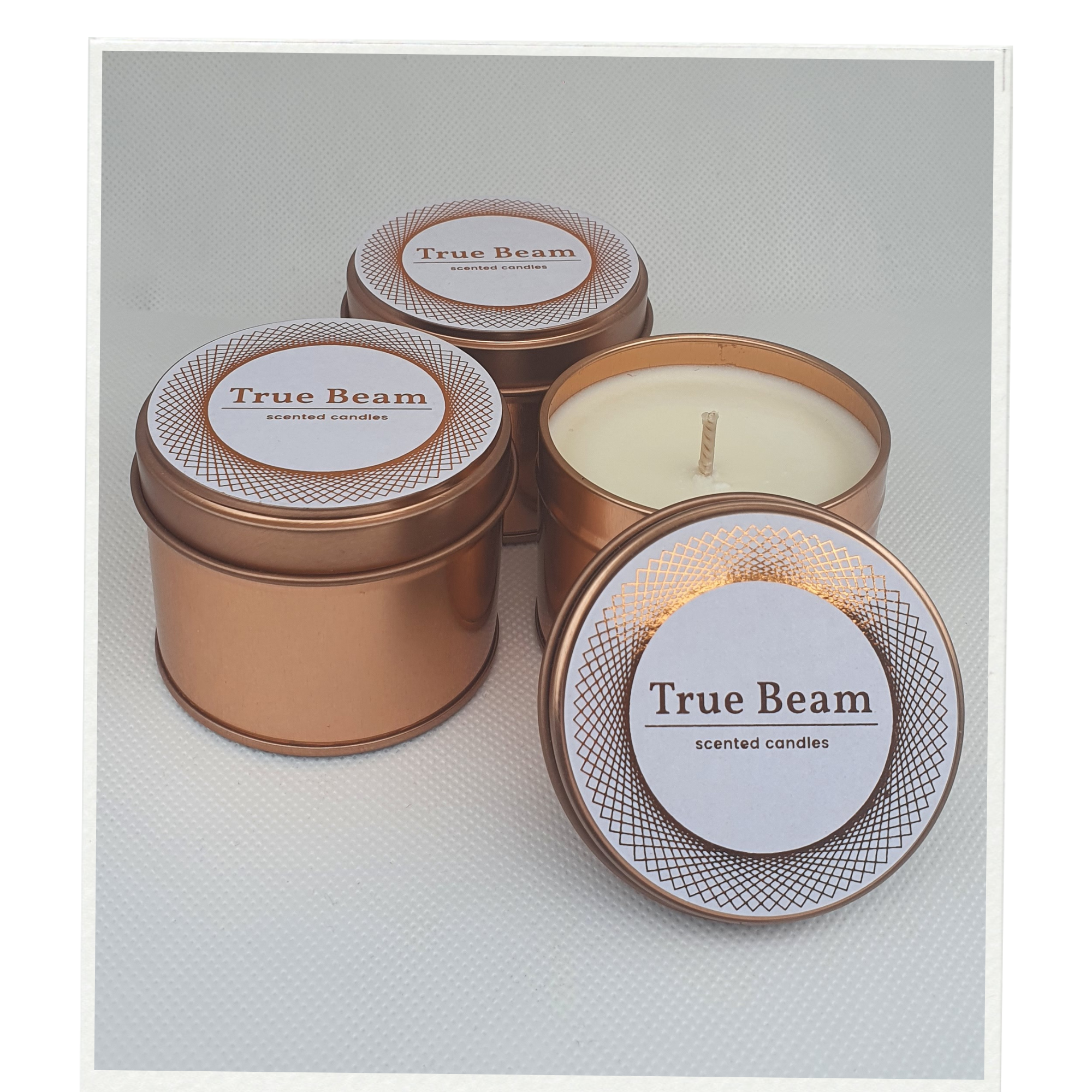 Scented Soy Wax Candle Travel Tins